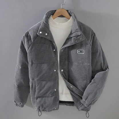 Unisex Vinterjacka Lätt Polyester med Praktiska Fickor – Modern Design för Kalla Dagar 2