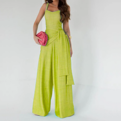 Dam Jumpsuit Långärmad Elegant Med Snören Andningsbart Tyg 12