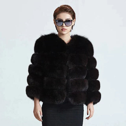 Variant image for Damjacka Bubblande Syntetisk Päls för Elegant Look-1