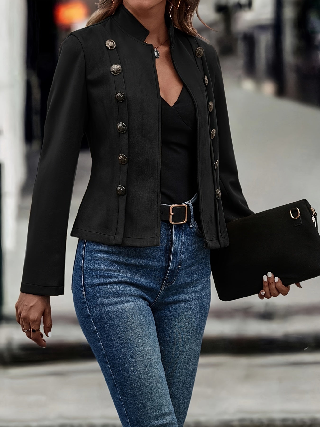 Mångsidig Kvinnors Jacka i 100% Polyester – Lätt och Bekväm Design för Alla Tillfällen, Finns i S, M, L, XL 2