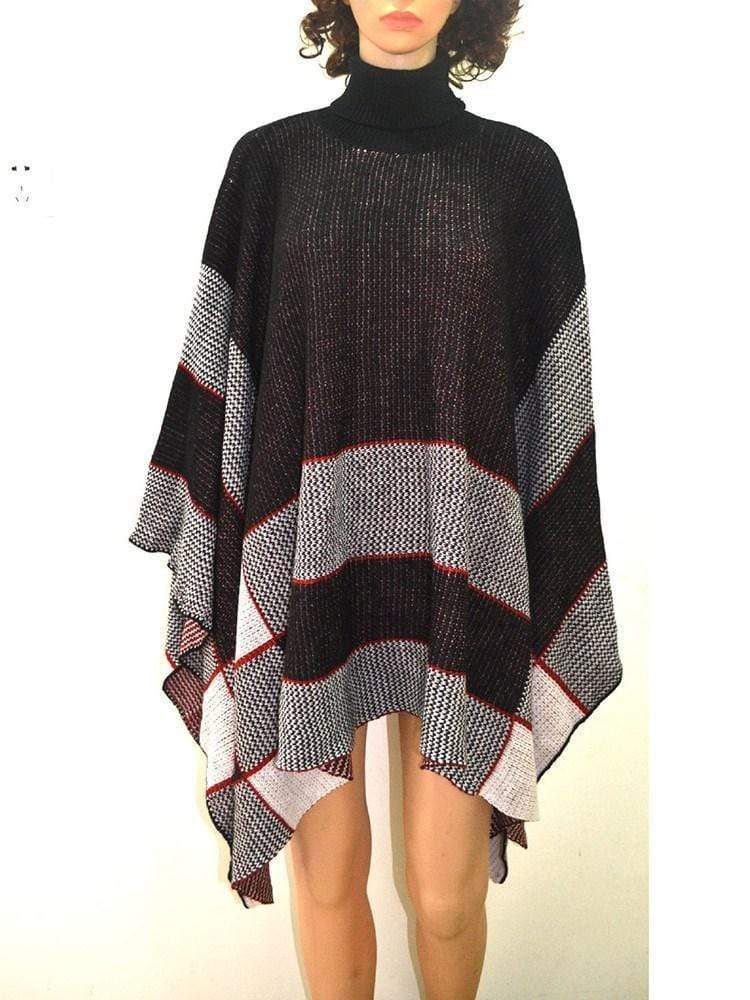 Svart Vinterkappa Dam med Höglåst Modern Design i Polyester – Bekväm och Mångsidig för Kalla Dagar 4