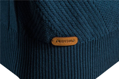 Herr Dunväst Med Dragkedja i Kvalitetsstickat Material-6