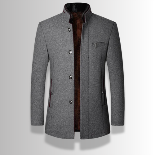 Dam Ullklänning Elegant Stil 100% Ull-1