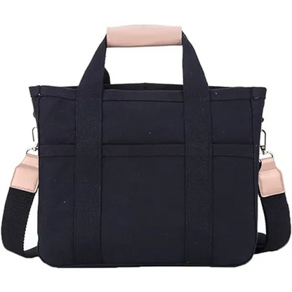Kvinnors Crossbody Väska Multifunktionell Slitstark Canvas-6