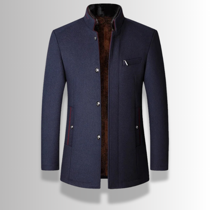 Dam Ullklänning Elegant Stil 100% Ull-4