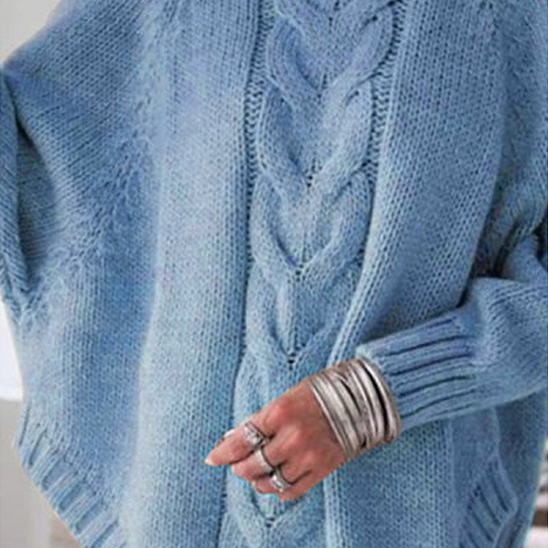 Dam Tröja Elegant Mjuk Design Högkvalitativ Fiber-6