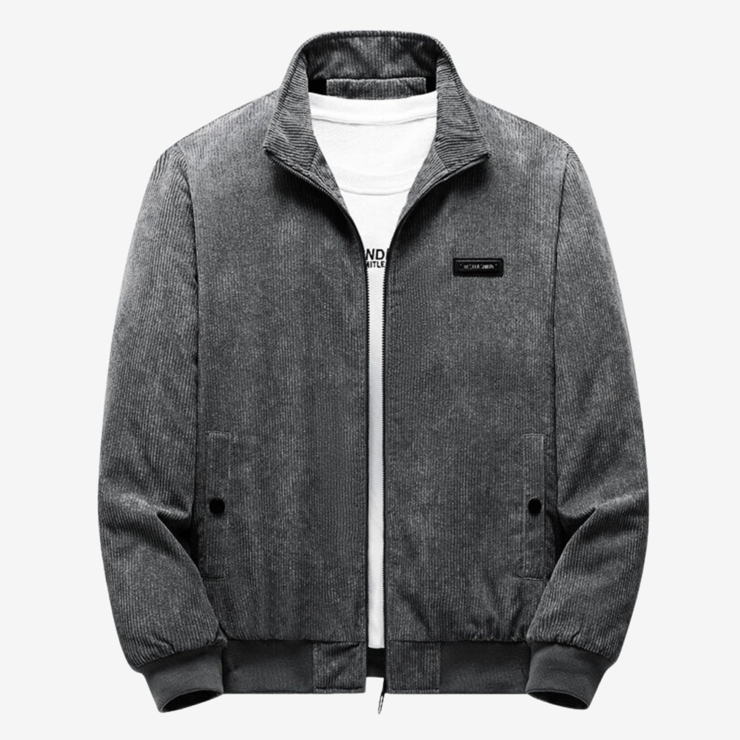 Herr Sladdjacka Retro Design Mjuk Material-4