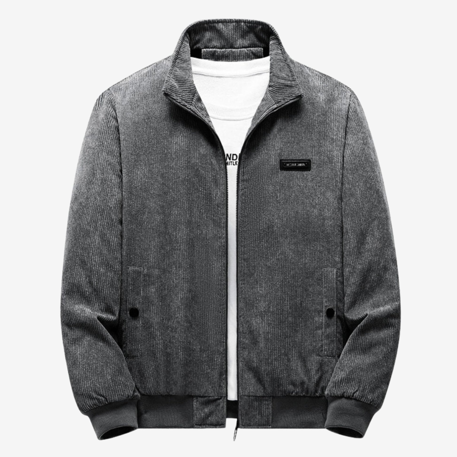Herr Sladdjacka Retro Design Mjuk Material-4