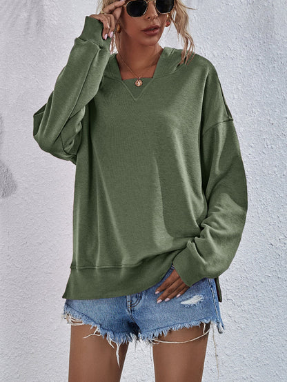 Variant image for Kvinnors Hoodie Tröja Sportig 100% Bomull i Godisfärger-13