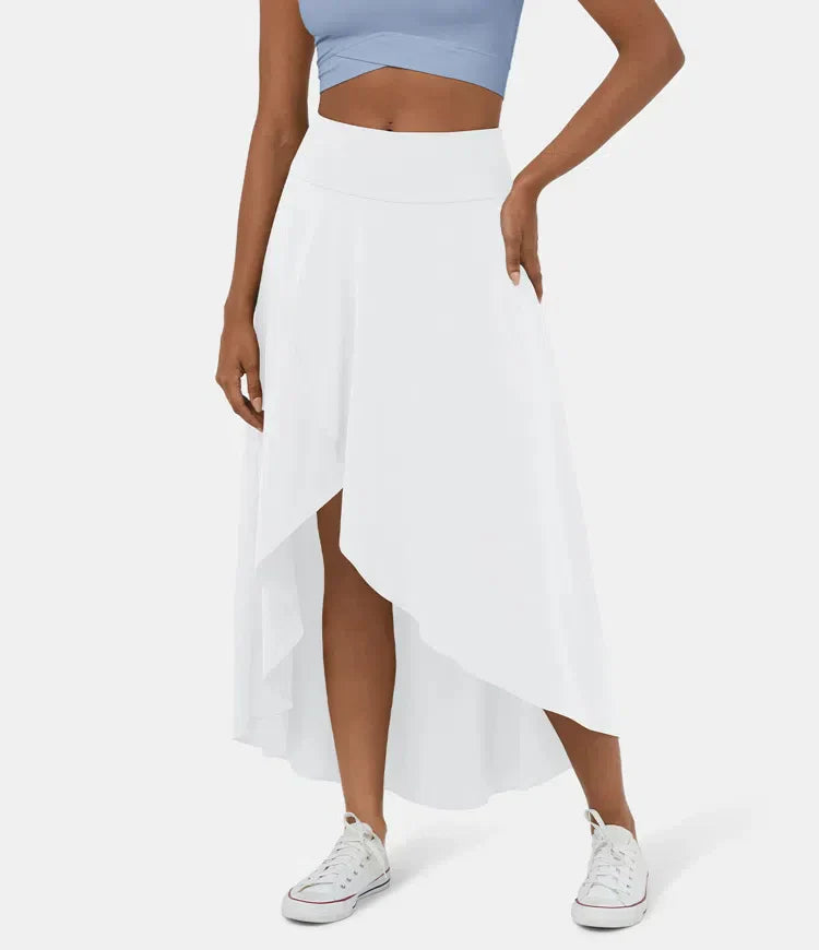 Variant image for Dam Midi Kjol med Inbyggda Shorts i 4-vägs Stretchmaterial-31