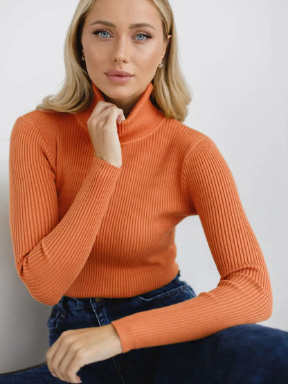 Herren Turtleneck Tröja Klassisk Design Mjuk Fiber 2