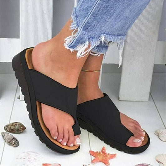 Dam Sandaler Ortopediska Bekväm Nano-Foam Stöd-1
