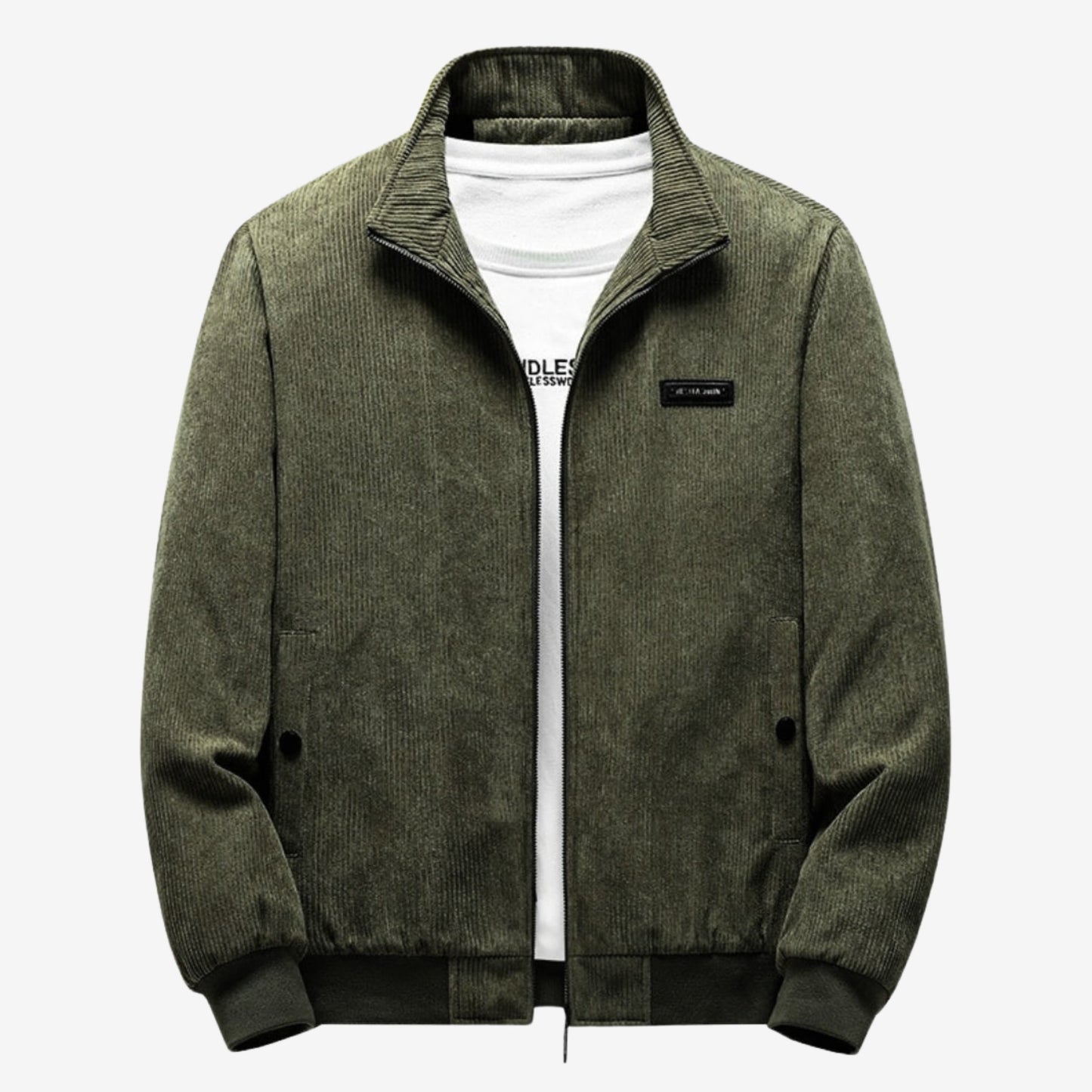 Herr Sladdjacka Retro Design Mjuk Material-3