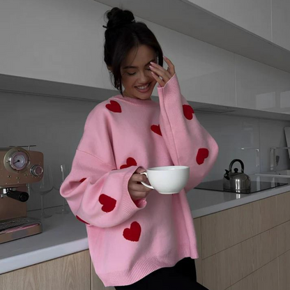 Variant image for Damer Överdimensionerad Vintertröja Andningsbart Material-4