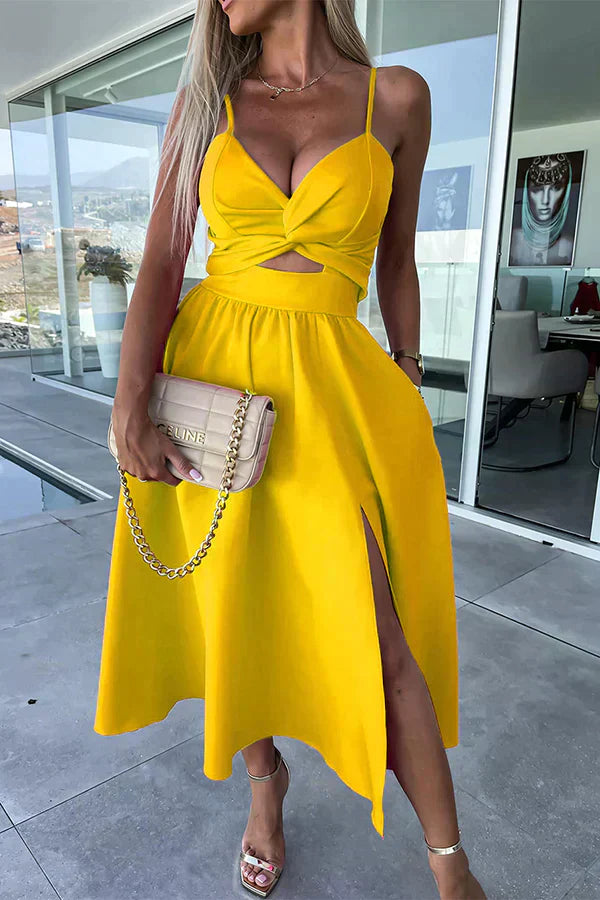 Variant image for Dam Midiklänning Spårdesign Polyester För Bröllop och Fest-37