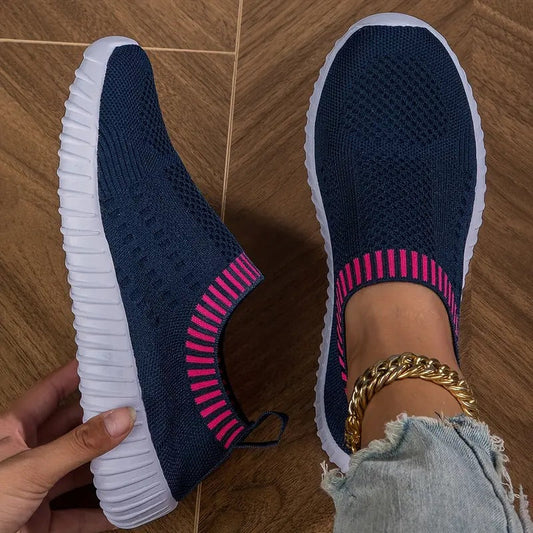 Kvinnors Sneakers Andningsbara Lätta Syntetiska Material med Förstärkt Fotbädd 1