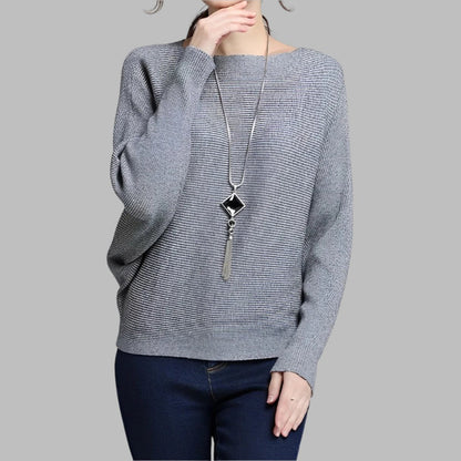 Variant image for Dam Axelfri Tröja Mjuk Elastisk Blandning Trendig Design-25