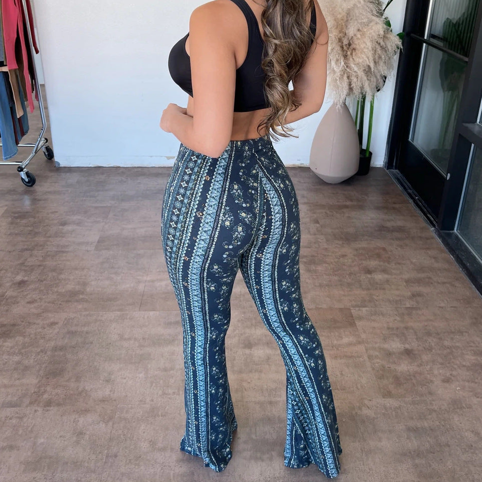 Snygga Byxor Dam Skulpterande Effekt Polyester Elastan 2