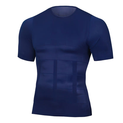 Sömlös Träningströja Herr i Andningsaktivt Material – Flexibel Fitness T-shirt för Optimal Rörelsefrihet 10