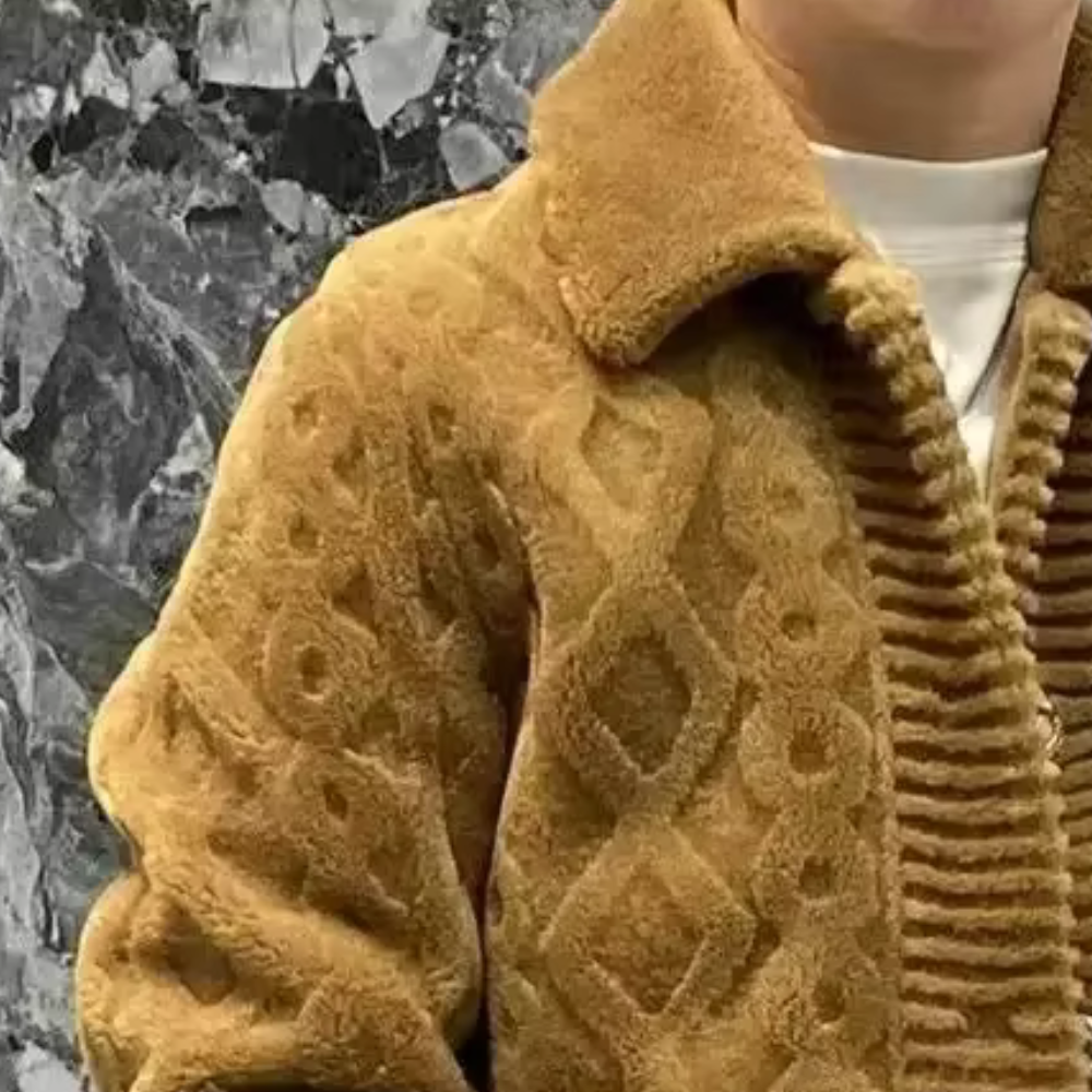 Dam Stickad Tröja med Knappstängning Tidlös Mjuk Fiber-3