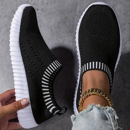 Kvinnors Sneakers Andningsbara Lätta Syntetiska Material med Förstärkt Fotbädd 9