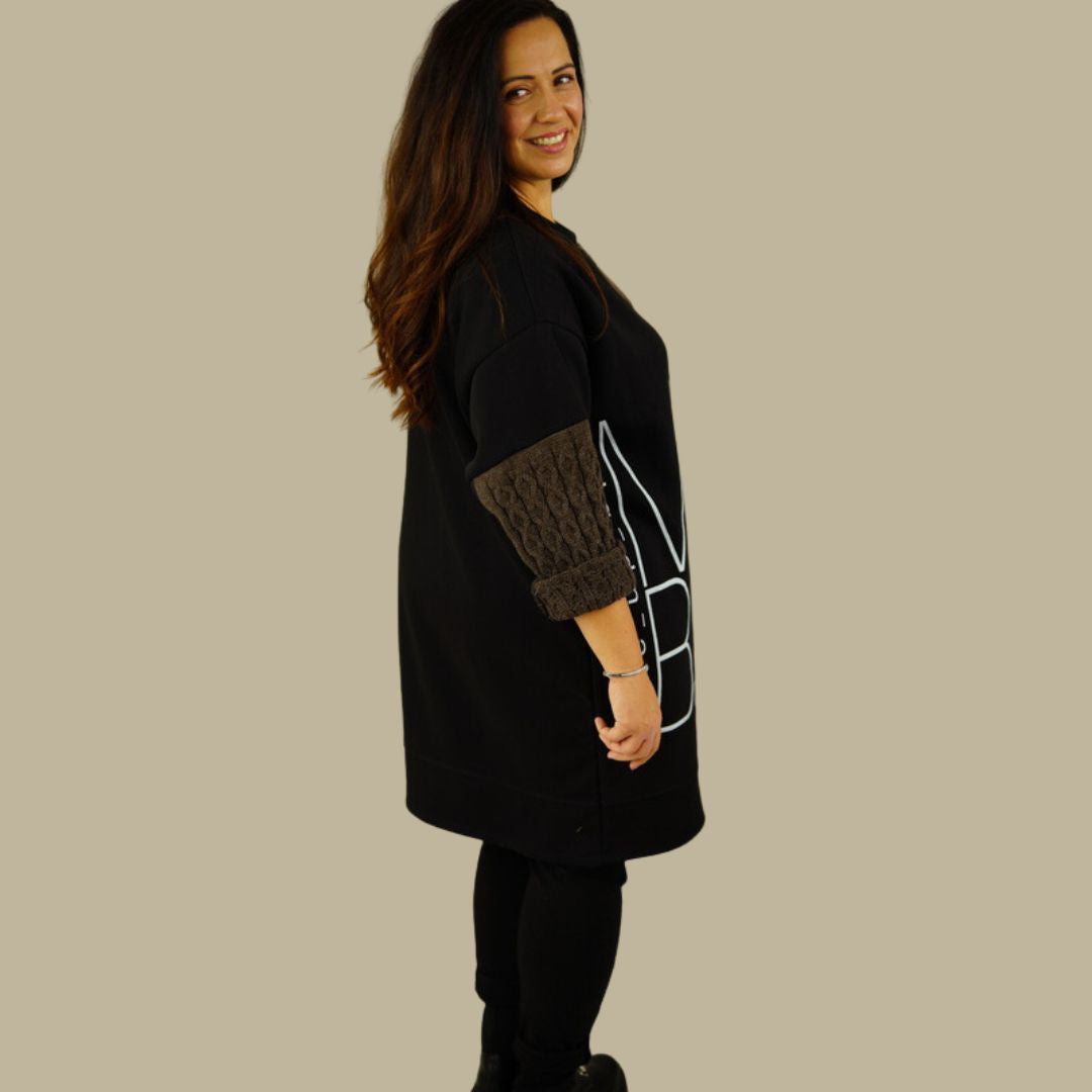 Dam Lång Skjorta Elegant 100% Bomull-5