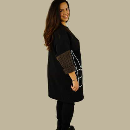 Dam Lång Skjorta Elegant 100% Bomull-5