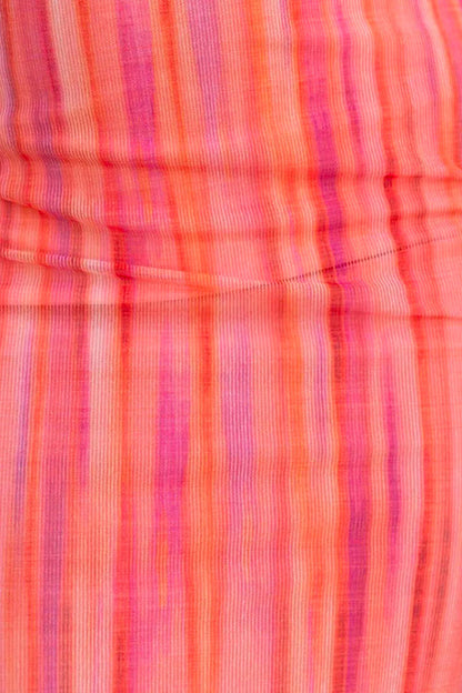 Damklänning Utsvängd Axel Randigt Nätmaterial Bomull Polyester-5