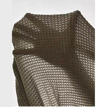 Dam Skjorta Lång Avslappnad Polyester-5