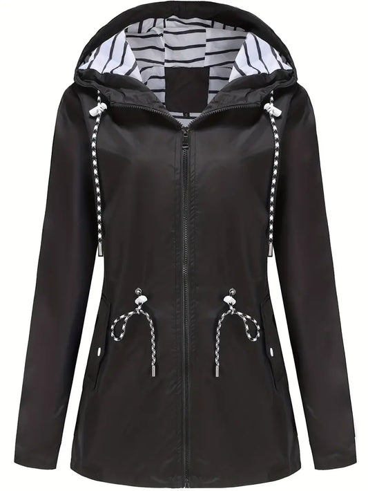 Dam Regnrock Vattentät Lätt Design Andningsbart Material-1