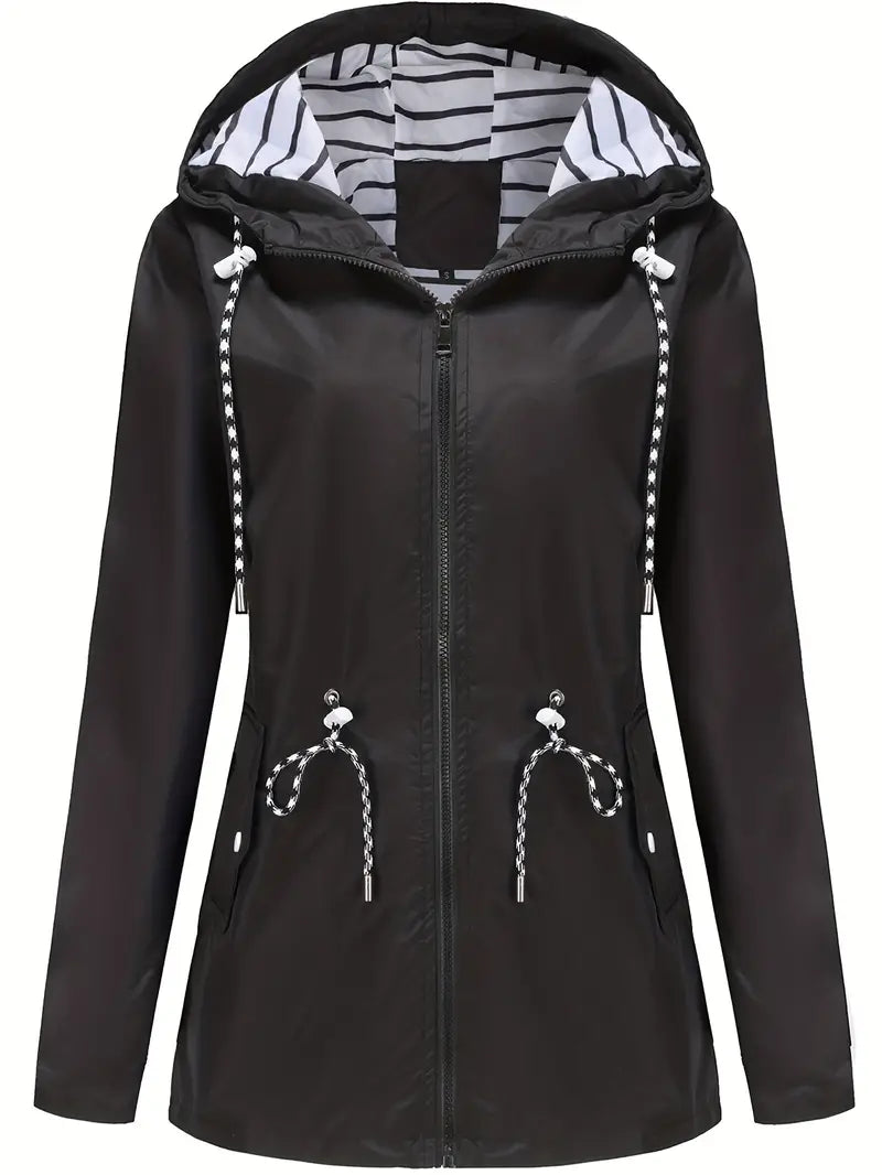 Variant image for Damjacka Zip-Up med Foder för Kalla Höst- och Vinterdagar-1