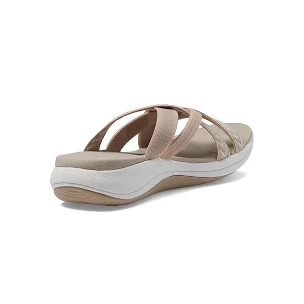 Dam Sandaler Ergonomisk Design Syntetiska Material-4