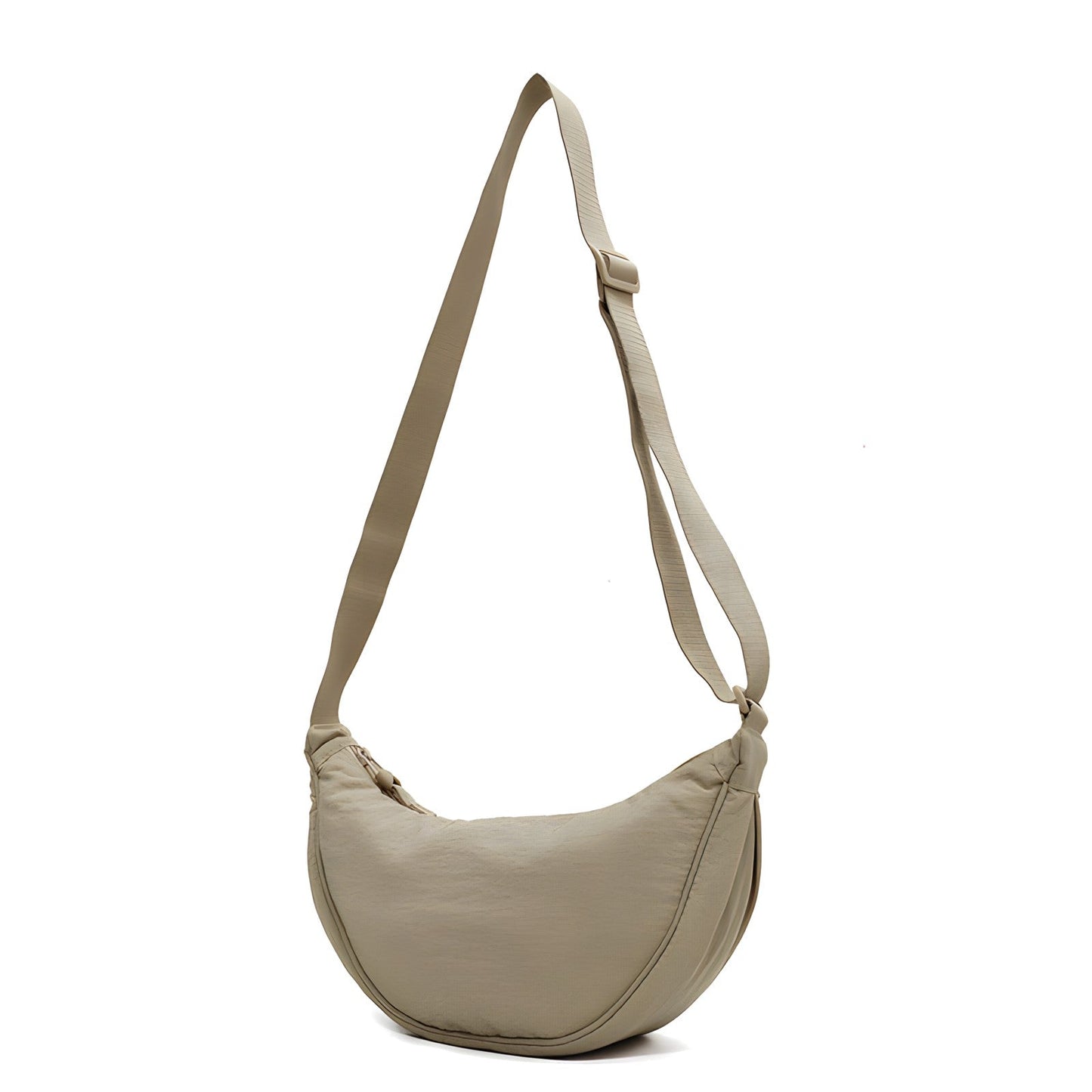 Kvinnors Crossbody Väska Halvmåneformad Nylon Justerbar Axelrem 9