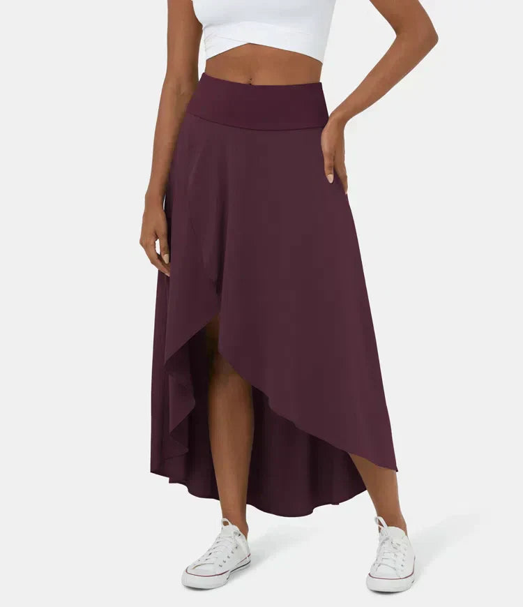 Variant image for Dam Midi Kjol med Inbyggda Shorts i 4-vägs Stretchmaterial-26