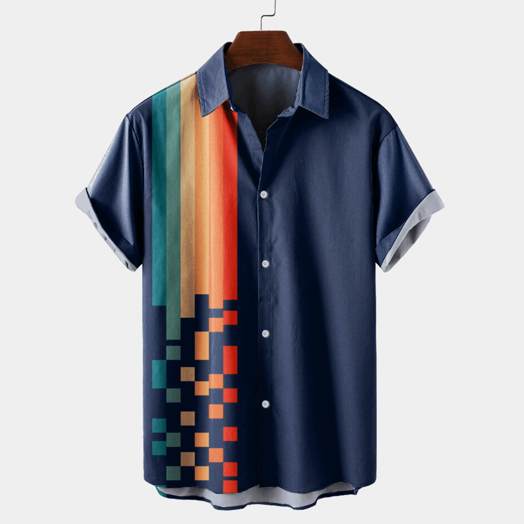 Herr T-shirt Modern Snitt Bomull 3