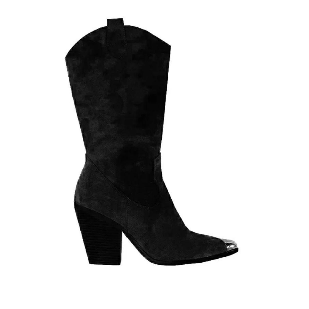 Variant image for Dam Stövlar Blockhäl Läder Taupe-9