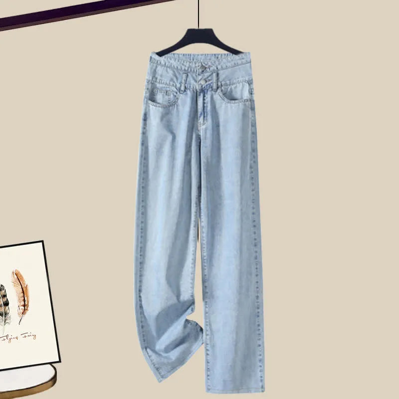 Variant image for Dam Set Pullover Kålmönster Polyester Fritidsbyxor-26