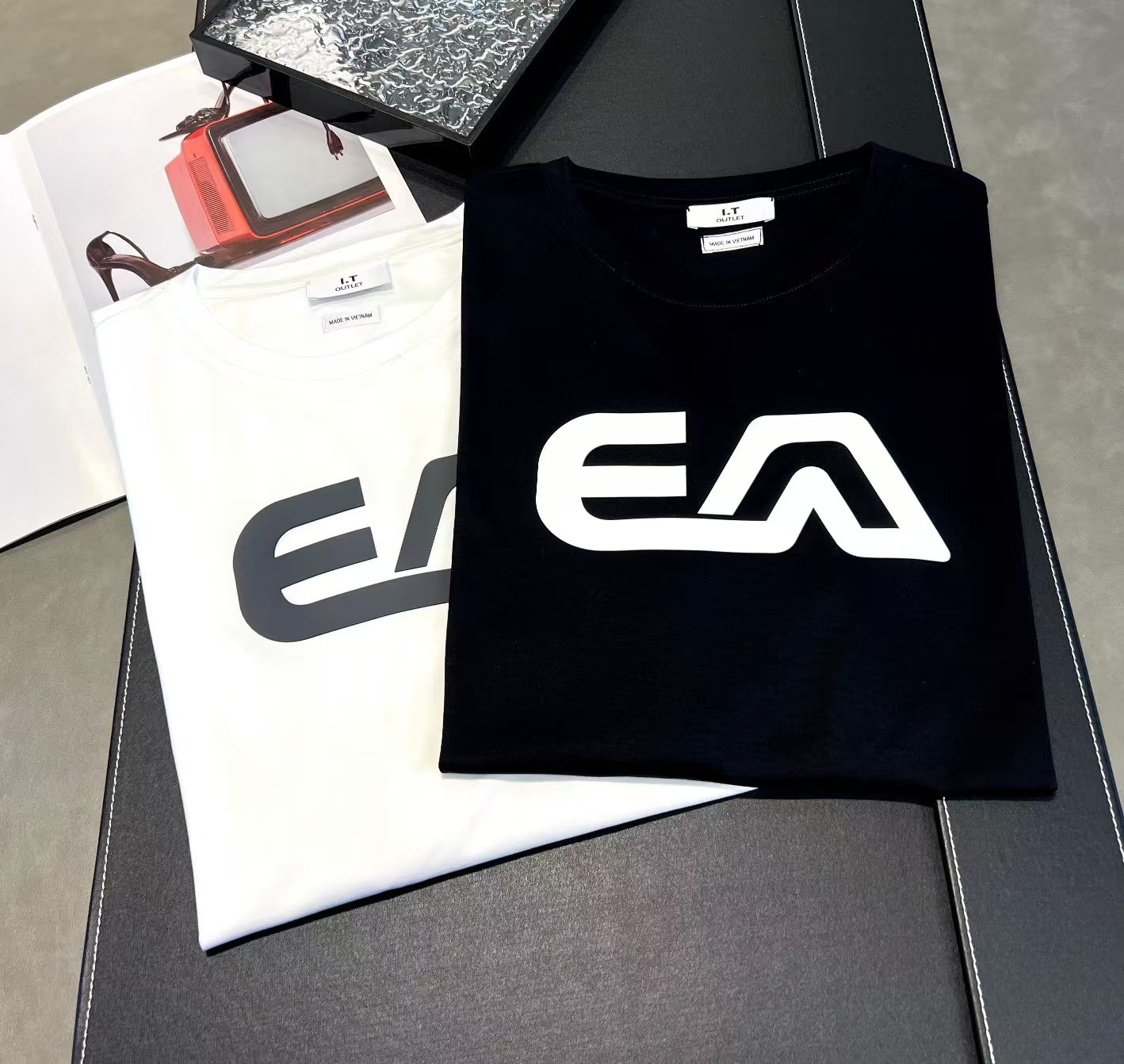 Herrskjorta Långärmad Rundhals 100% Bomull för Vardag och Kontor-4