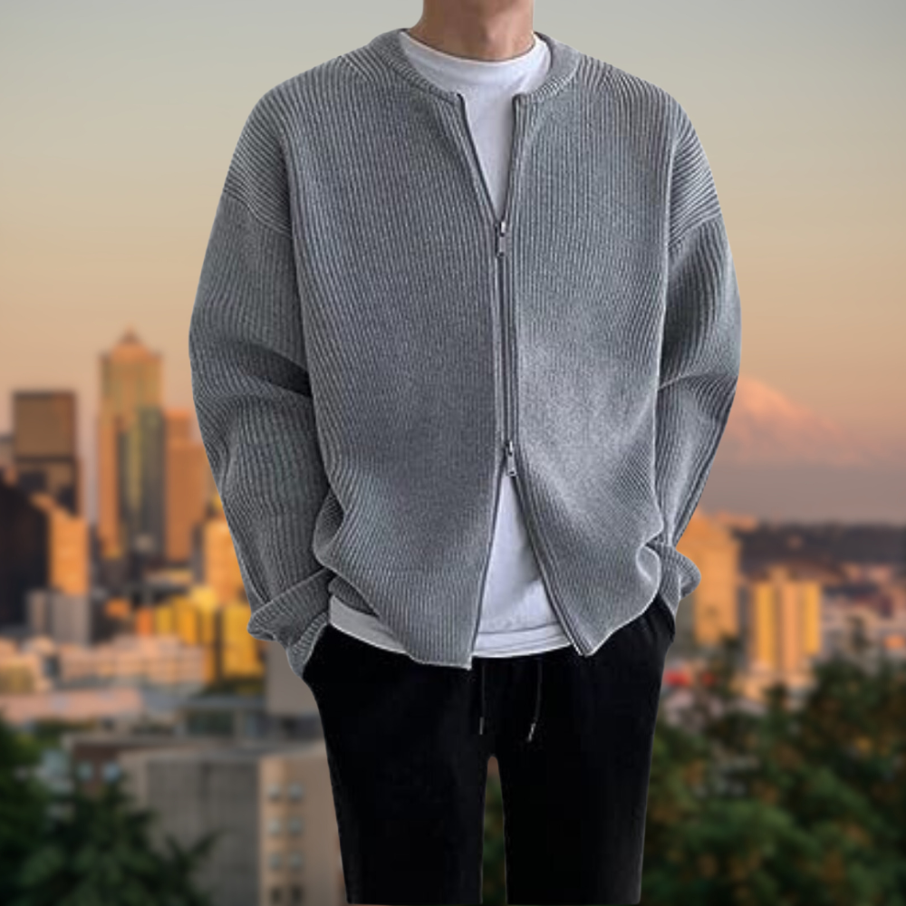 Dam Kofta V-ringad i 100% Ull – Avslappnad Passform för Höst och Vinter, Elegant och Bekväm 5