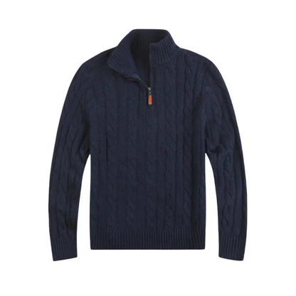 Variant image for Cardigan Jacka Herr Modern Design Stickad Loose Fit Material-6