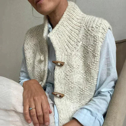 Dam Kardigan Klassisk Stil Ull-3