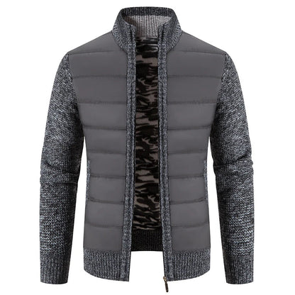 Herr Väst Trendig Fleece Modern Design för Kalla Dagar-1