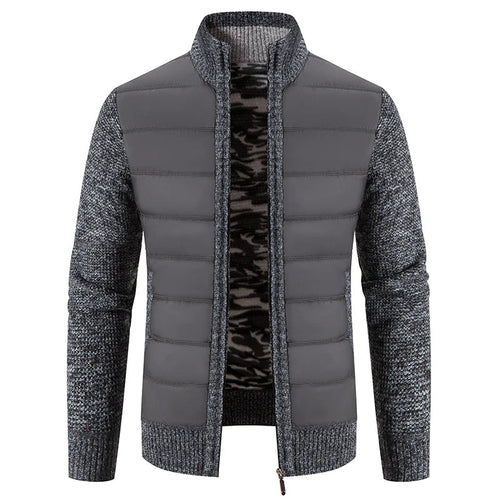 Herr Väst Trendig Fleece Modern Design för Kalla Dagar-1