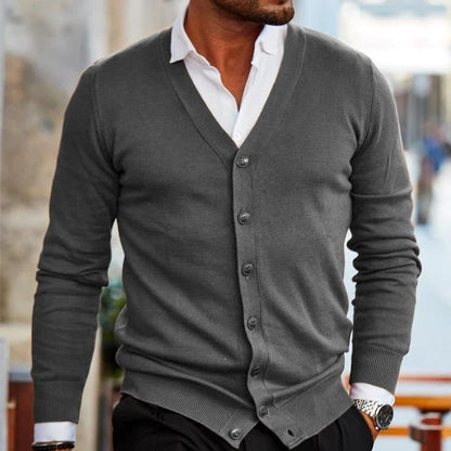 Herr Väst Modern Bomullsmix Elegant Stil-5