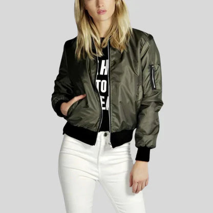 Damjacka O-hals Stilren Polyester för Dam - Elegant och Lätt Jacka-3