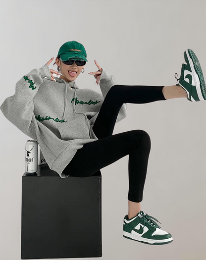 Dam Stickad Tröja Vintage Lös Design i Mjuk Bomull-4