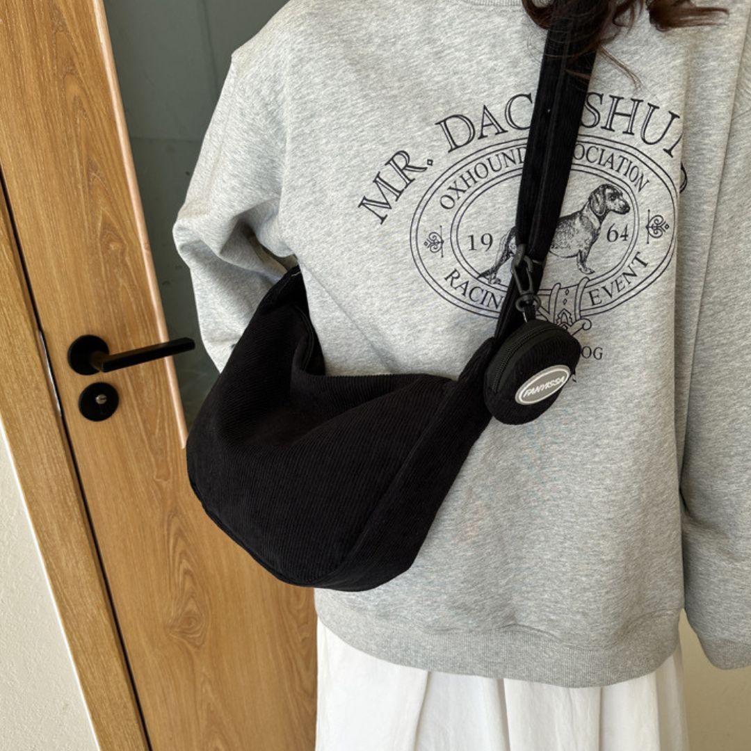 Dam Axelväska Modern Design Kordtyg Justerbar Axelrem-6