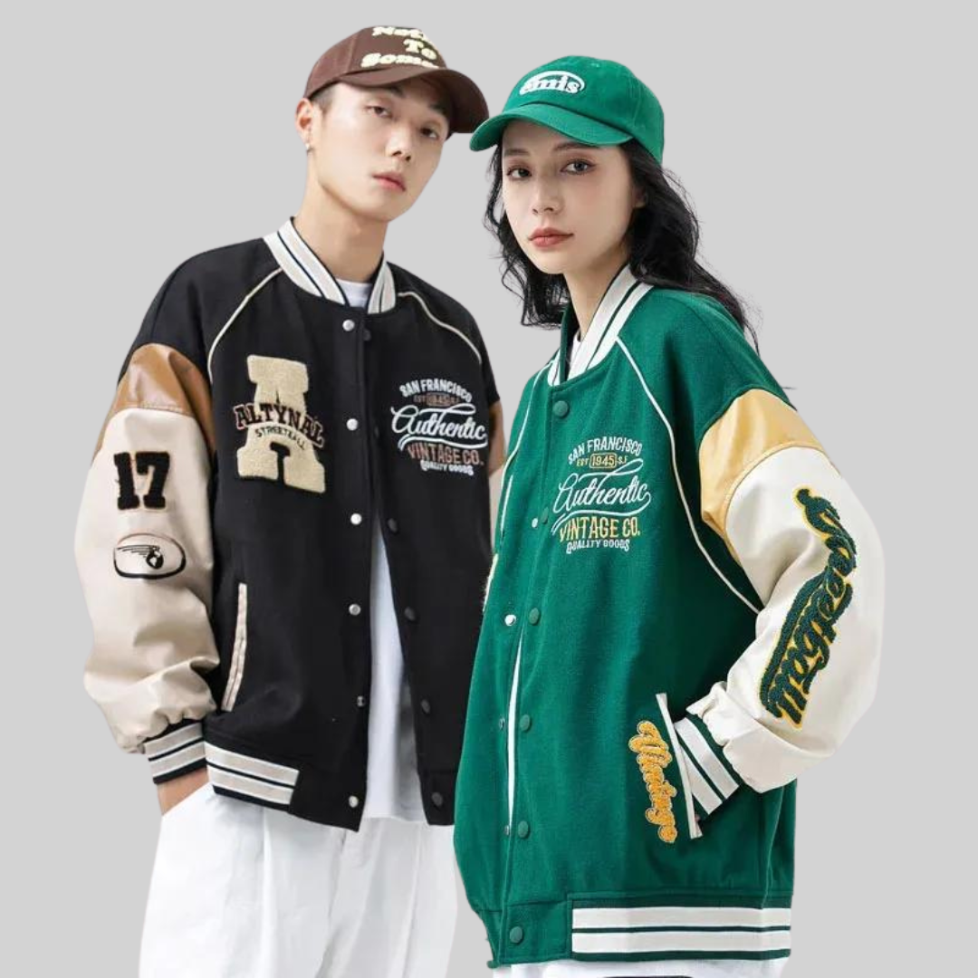 Damjacka Vintage Polyester För Kvinnor-4