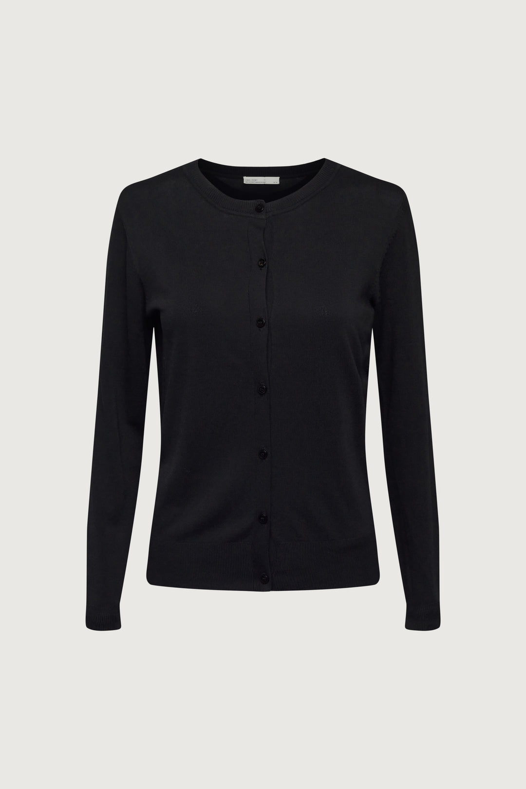 Lång Kofta Dam Mjuk Akryl Enfärgad Cardigan-5
