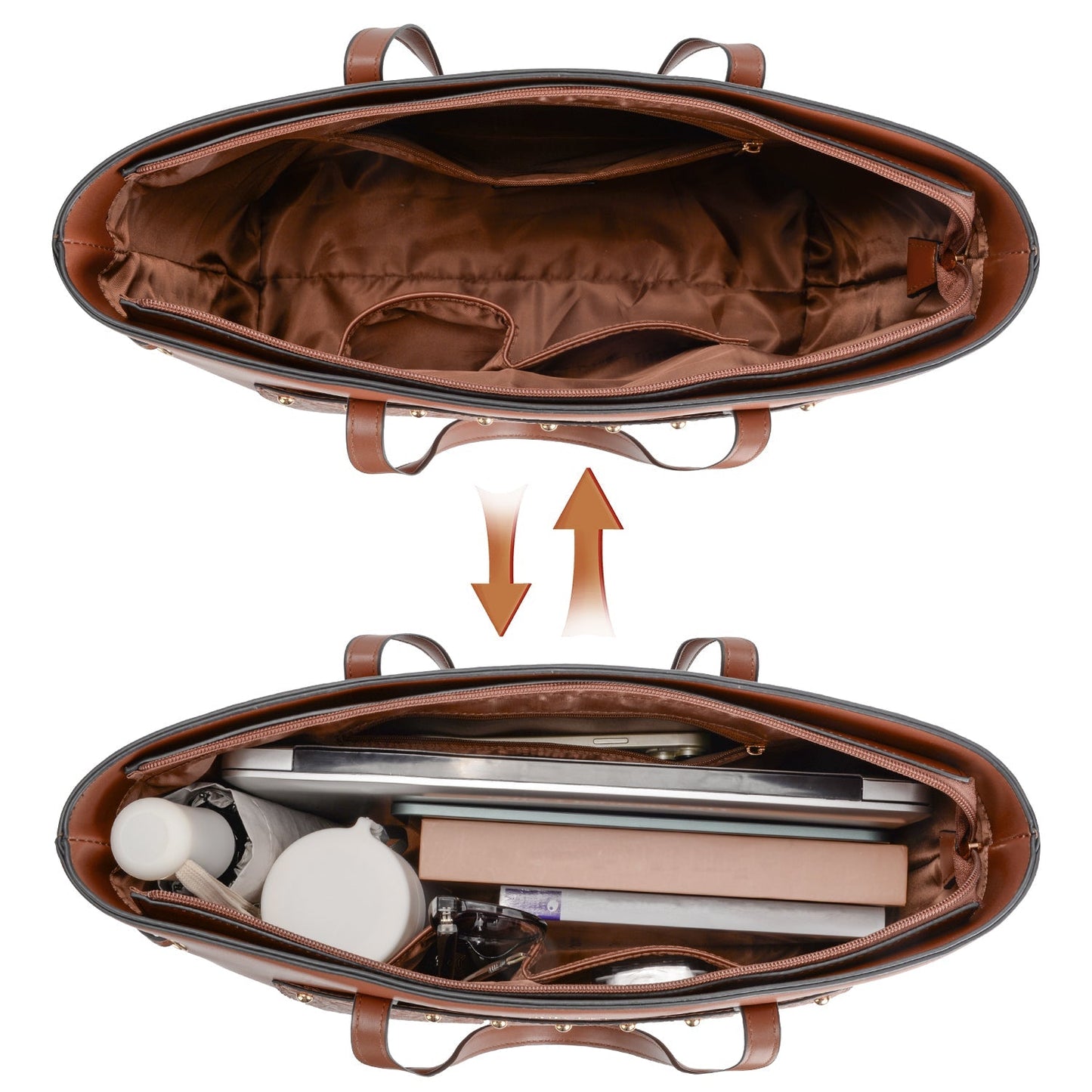 Dam Axelväska Rymlig PU-Läder Elegant Design-2